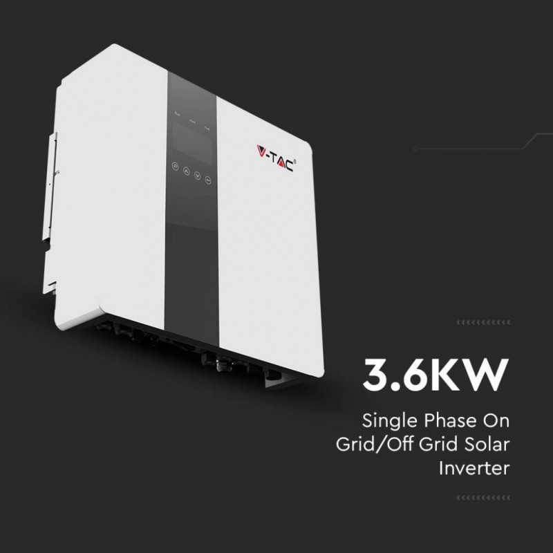 VTAC INVERTER FOTOVOLTAICO MONOFASE IBRIDO On Off GRID 3 6KW IP65