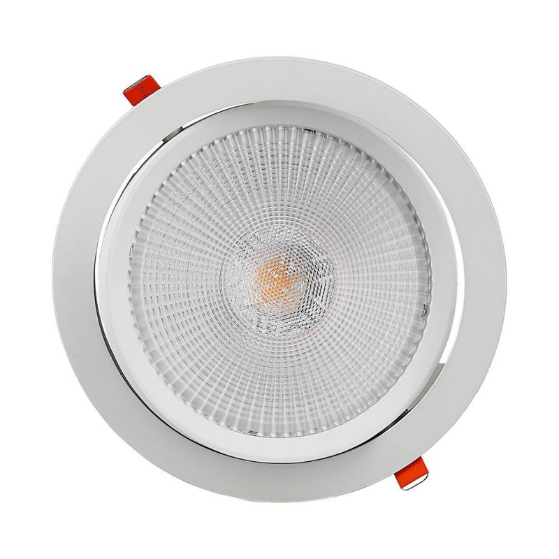 Vtac Faretto Da Incasso Led Rotondo W K Bianco Orientabile