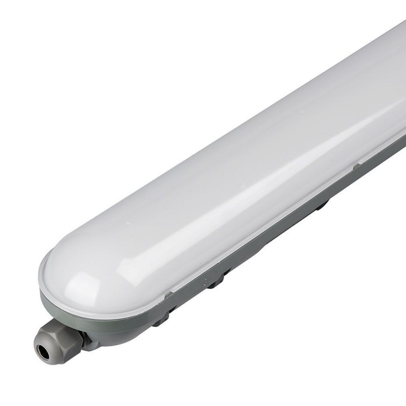 V Tac Plafoniera Stagna Led Integrato 48w 6000k 3840lm Ip65 150cm Bianco Sku 6185 Vt 1548 9648