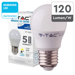 VTAC LAMPADINA LED SFERA 5W...