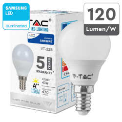 VTAC LAMPADINA LED SFERA 5W...