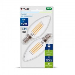 VTAC LAMPADINA LED CANDELA...